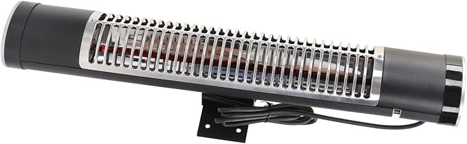 Infrared wall heater for bathroom